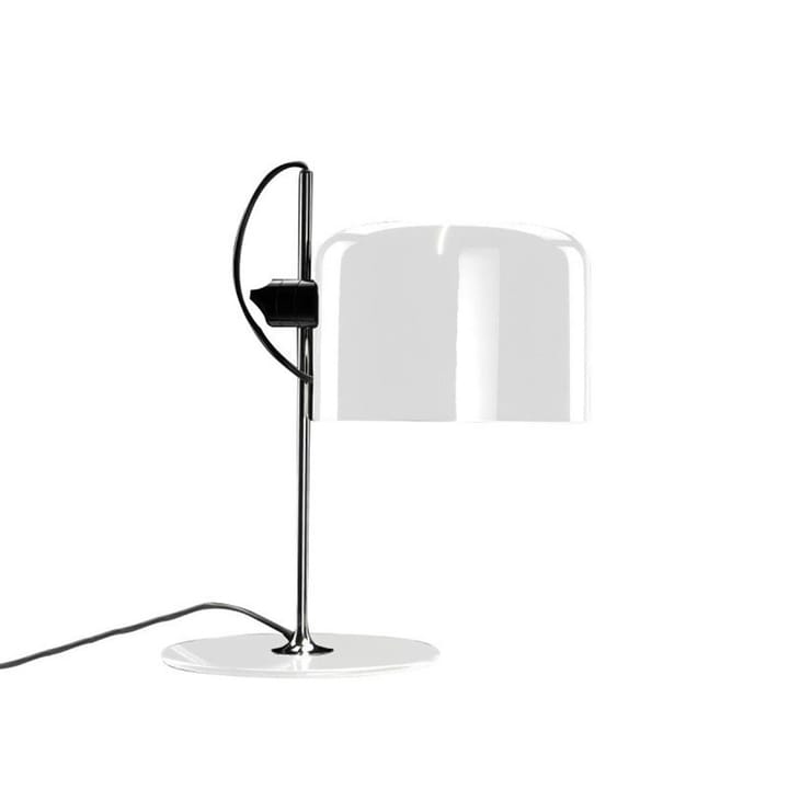 Lámpara de mesa Coupé 2202 - White, base de cromo - Oluce