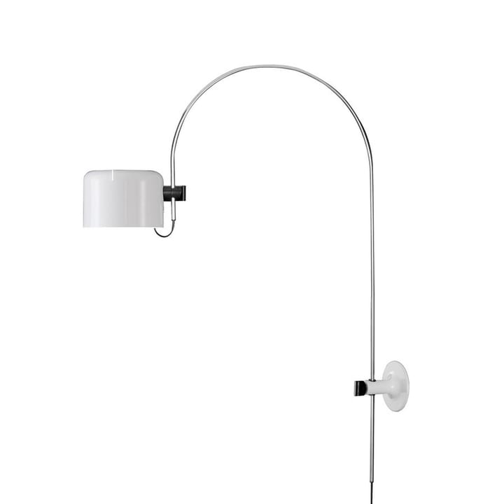 Lámpara de pared Coupé 1158 - White, base de cromo - Oluce