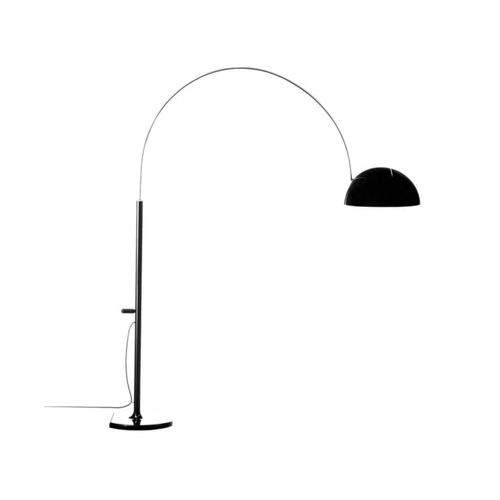 Lámpara de pie Coupé 3320 - Black, base de cromo - Oluce