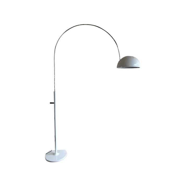 Lámpara de pie Coupé 3320, White, base de cromo Oluce