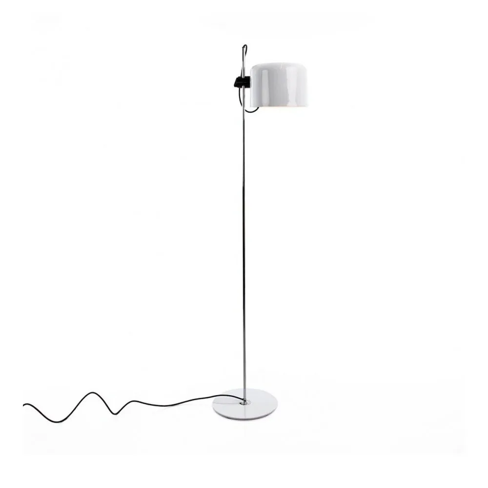 Lámpara de pie Coupé 3321, White, base de cromo Oluce