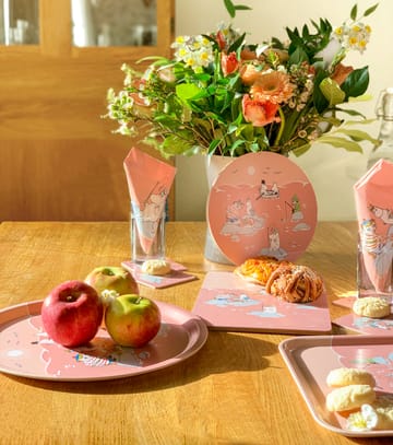 Bandeja Fiske Mumin verano 2022 20x27 cm - Rosa - Opto Design