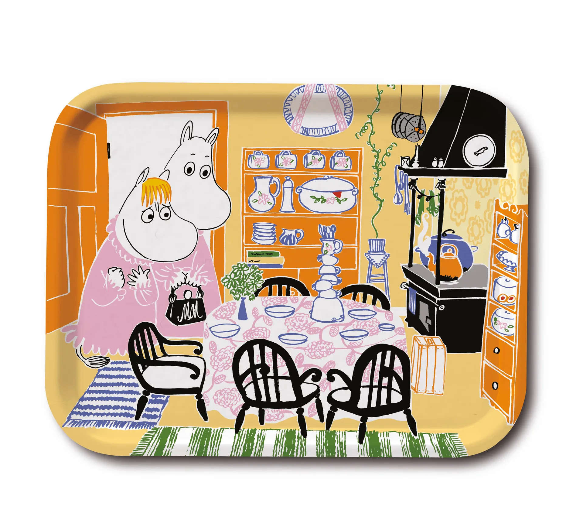 Bandeja Moomin Kitchen, amarillo Opto Design