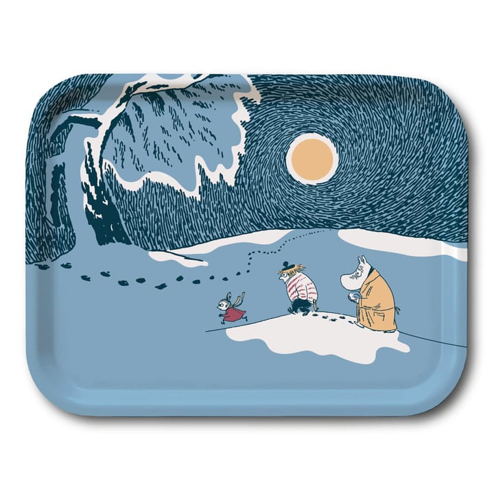 Bandeja Moomin Snow Moonlight invierno 2021 - 20x27 cm - Opto Design