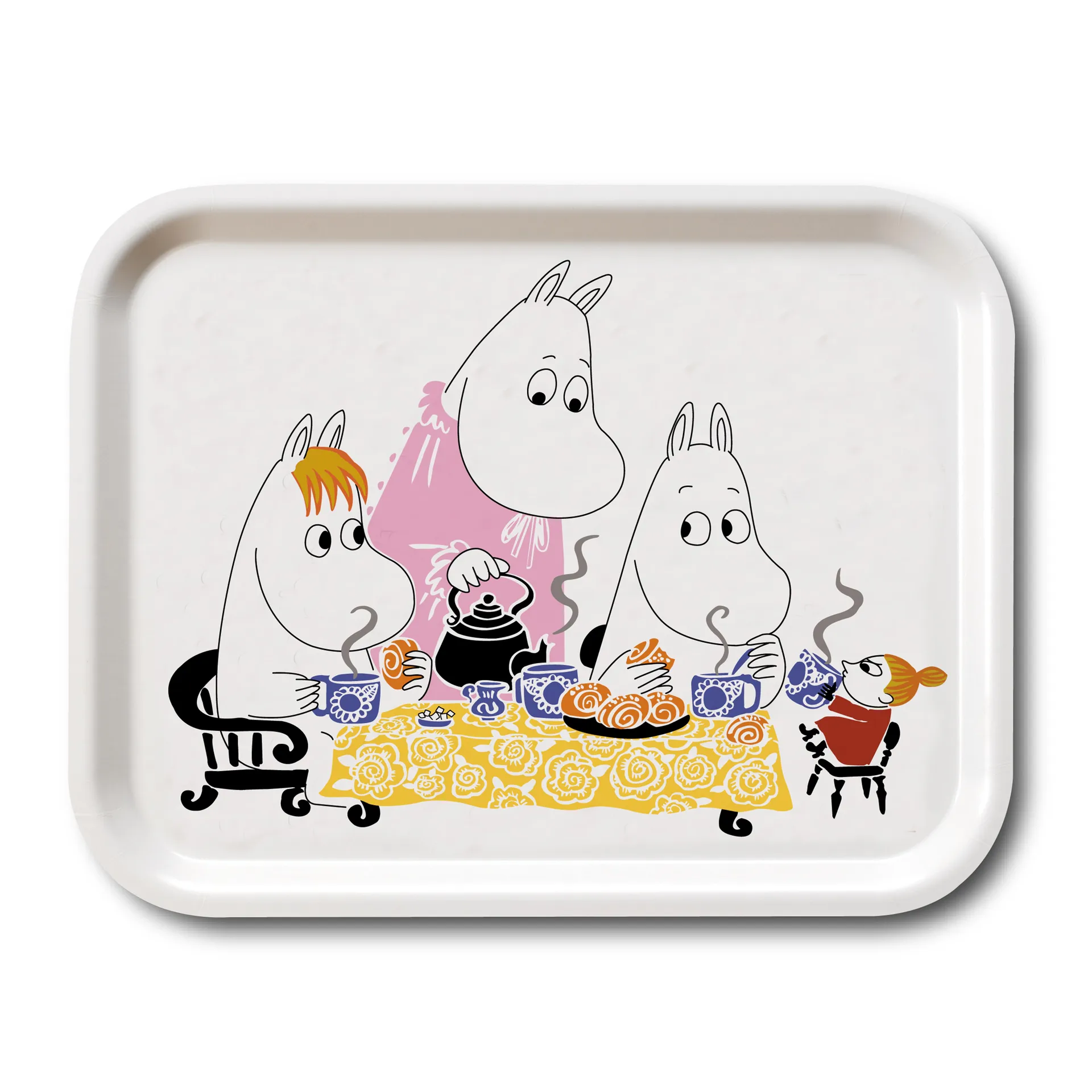 Bandeja Moomin Teaparty, blanco Opto Design