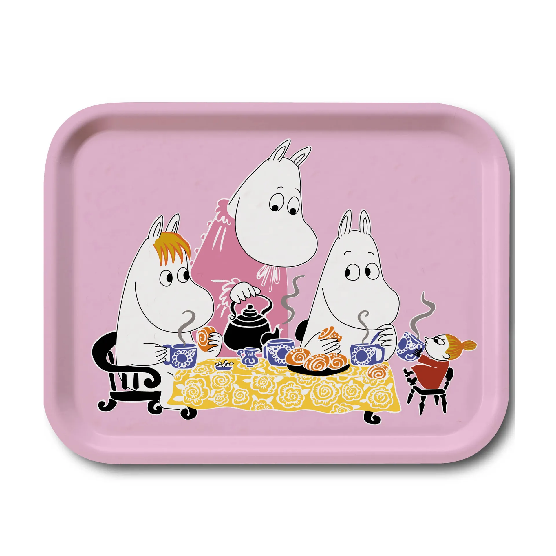 Bandeja Moomin Teaparty, rosa Opto Design