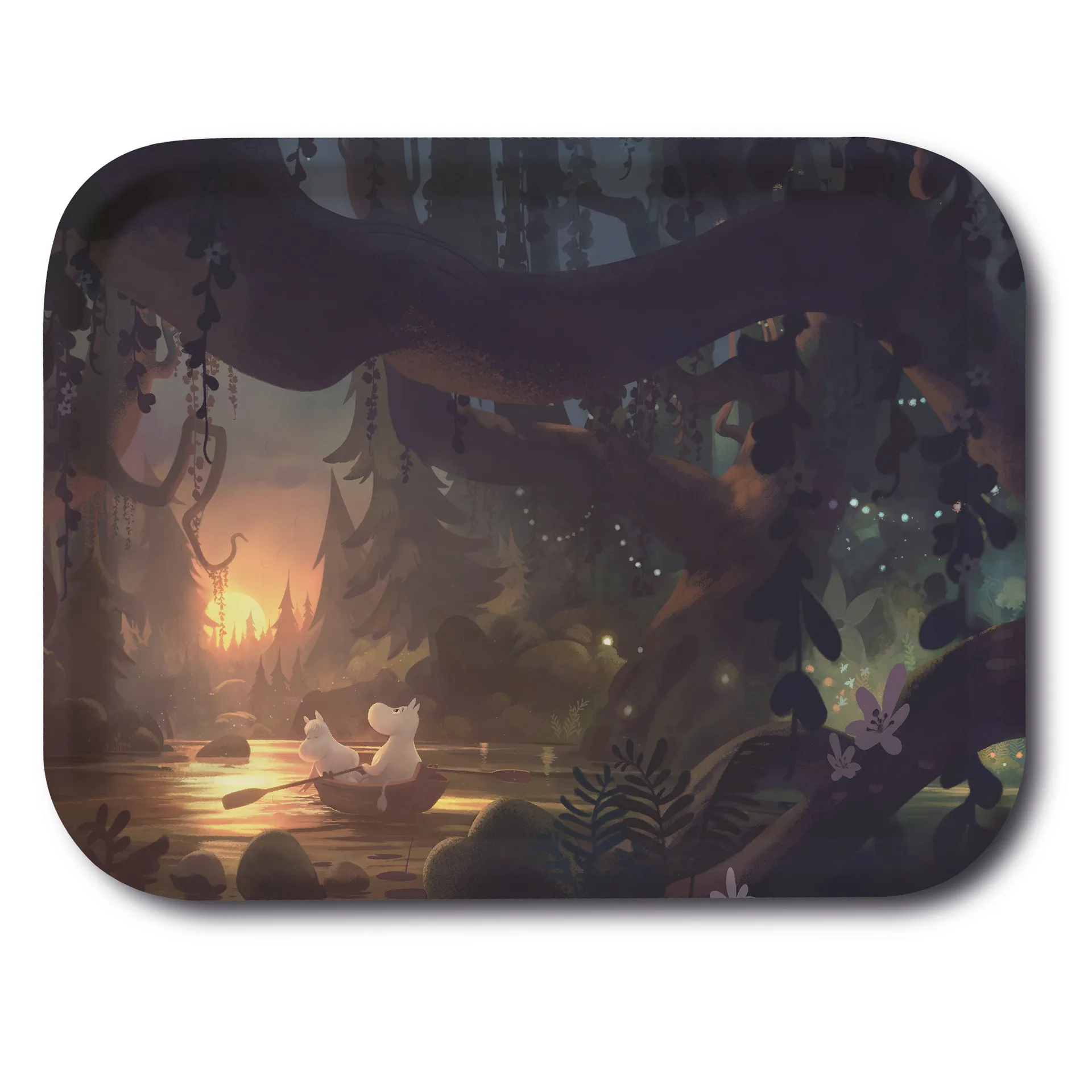 Bandeja Moomin TV-Series 27x20 cm, Moomin in the forest Opto Design