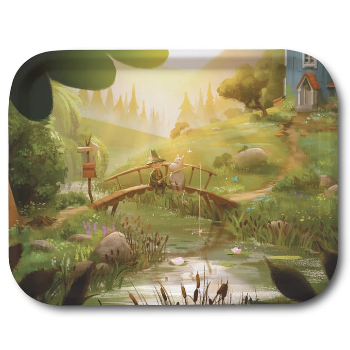 Bandeja Moomin TV-Series 27x20 cm - Moomin & Snufkin bridge - Opto Design