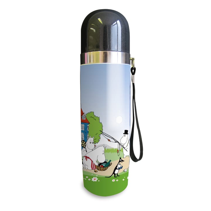 Botella termo Moomin Holiday-Sommar 0,5 l - verde - Opto Design