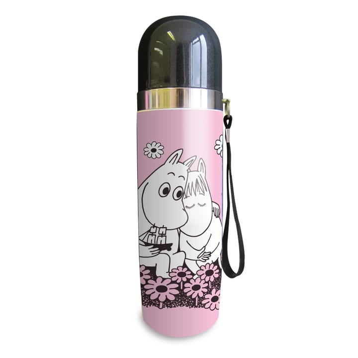Botella termo Moomin Love 0,5 l - Rosa - Opto Design