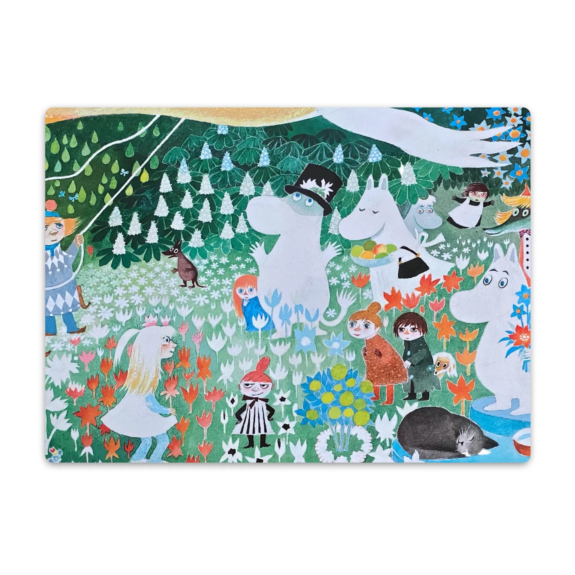 Mantel individual Dangerous journey 40x30 cm, verde Opto Design