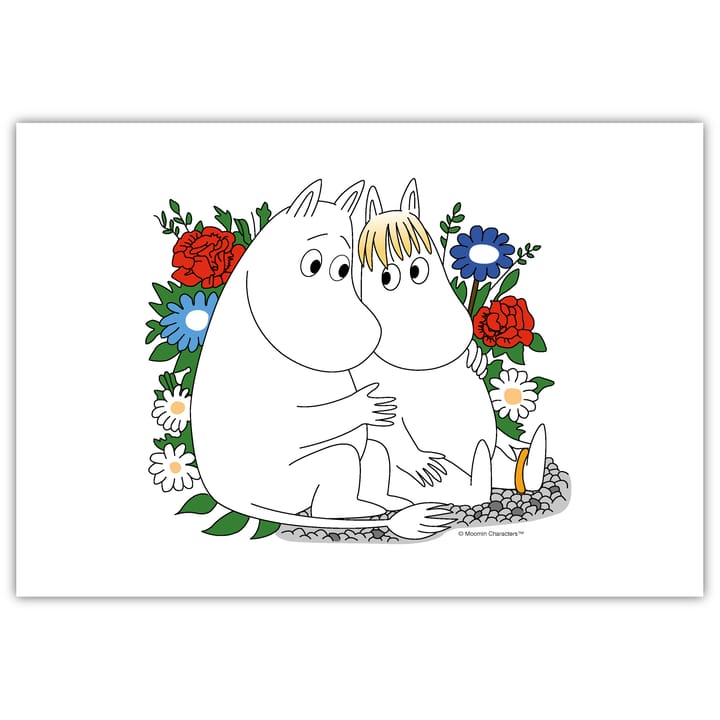 Mantel individual Moomin & Snorkmaiden - blanco - Opto Design