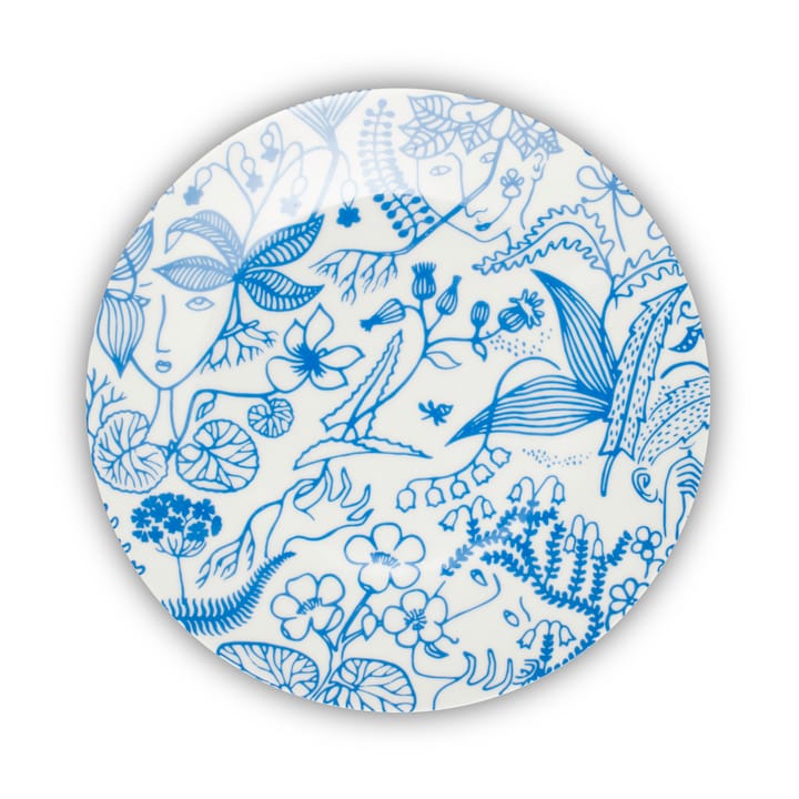 Plato Grazia 19,5 cm - azul-blanco - Opto Design
