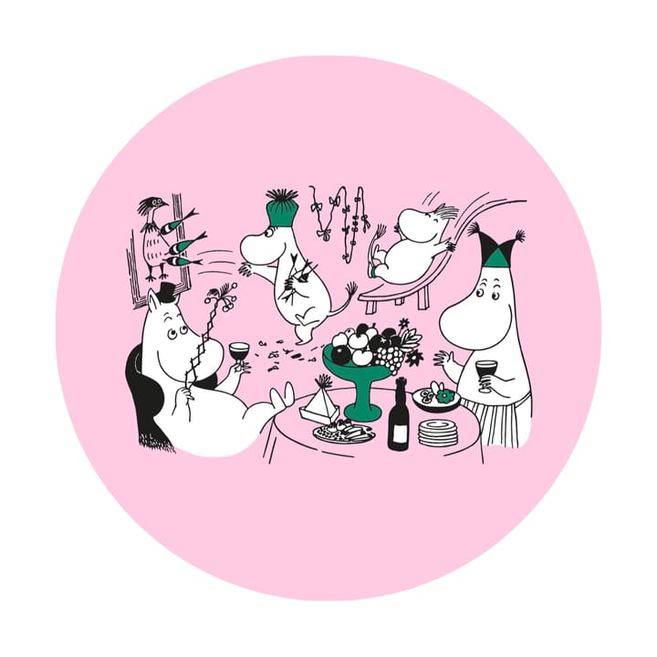 Salvamantel Moomin 80, Ø21 cm - Rosa - Opto Design