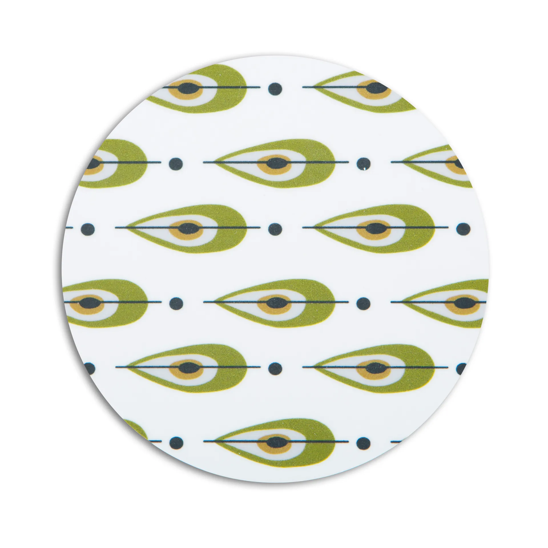 Salvamanteles High Pears 1 21 cm, verde oliva Opto Design