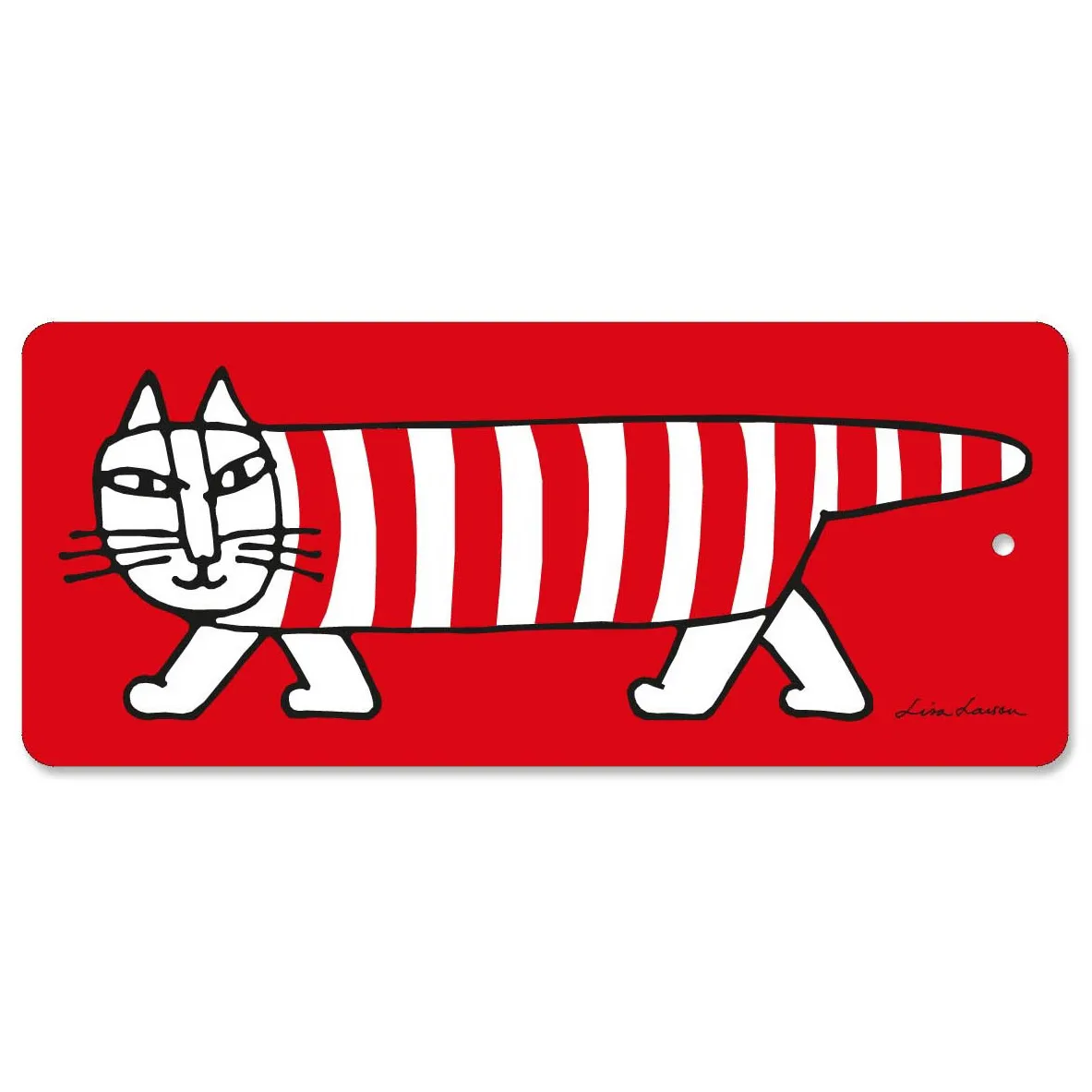 Tabla de cortar Mikey 40x17 cm, rojo Opto Design