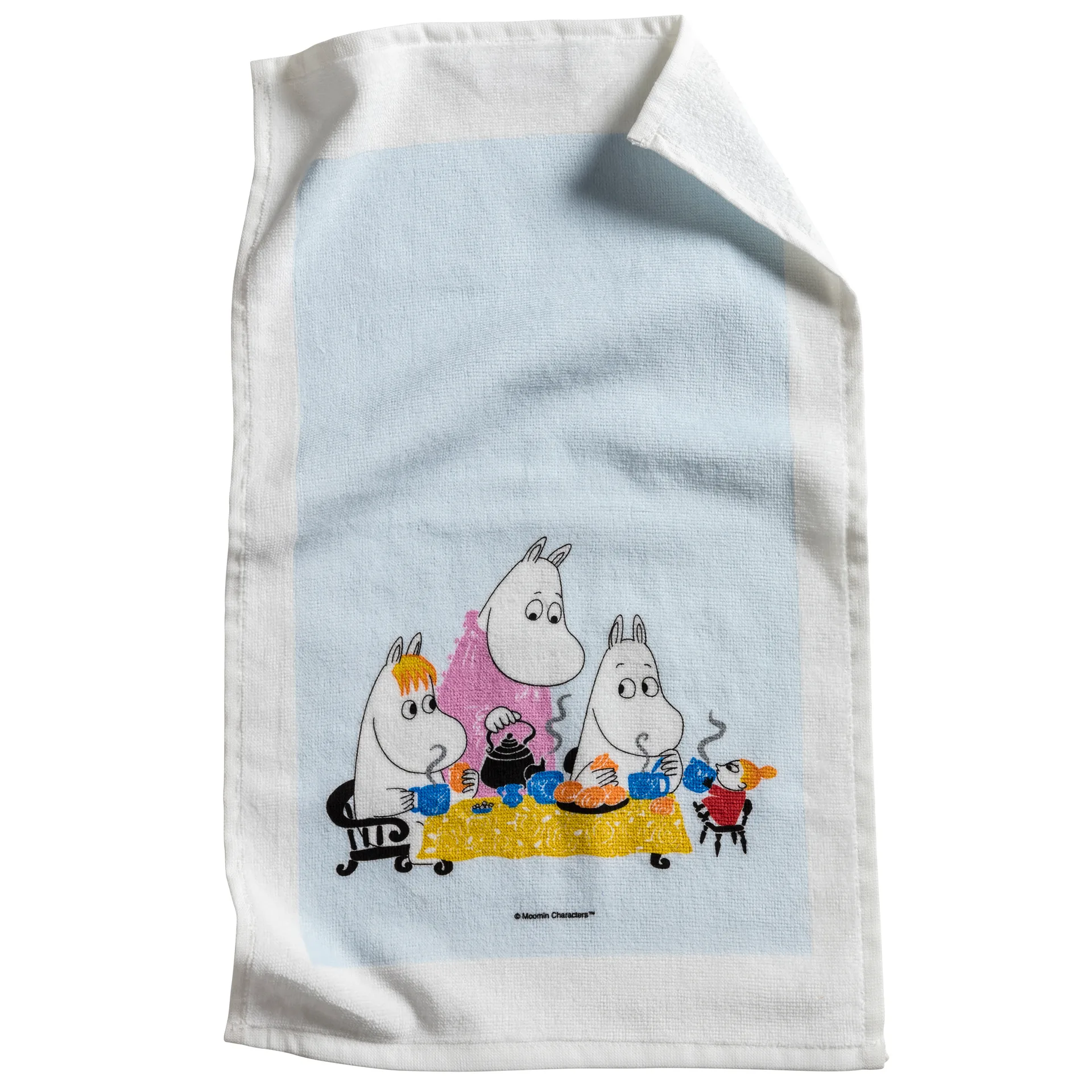 Toalla Moomin Teaparty, azul Opto Design