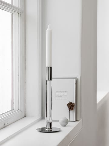 2 Candelabros Lumiere 26,5 cm - transparente - Orrefors