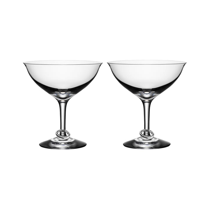 2 Copas Amor Vincit Omnia - set de 2, copa de cava tulipa - Orrefors