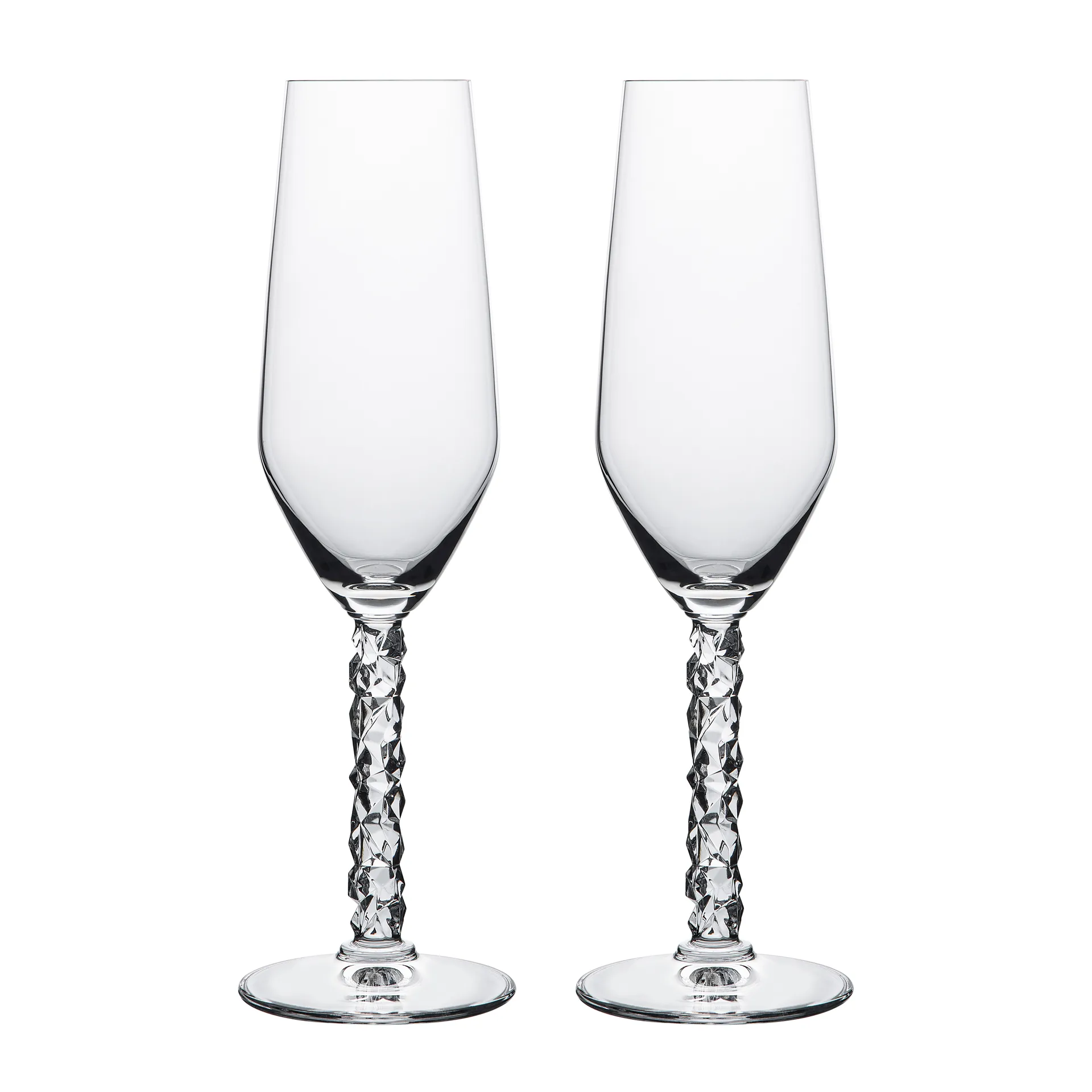 2 Copas de champagne Carat 24 cl, transparente Orrefors