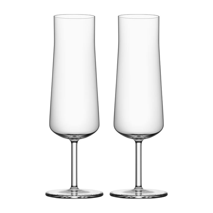 2 Copas de champagne Informal 22 cl - transparente - Orrefors