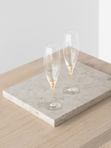 2 Copas de champagne Intermezzo 26 cl - Dorado - Orrefors