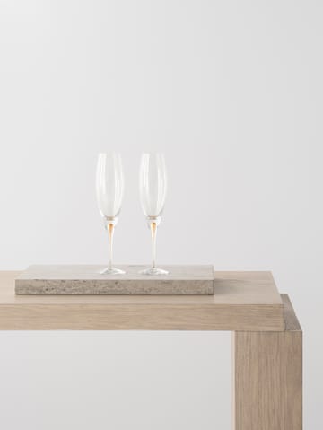 2 Copas de champagne Intermezzo 26 cl - Dorado - Orrefors
