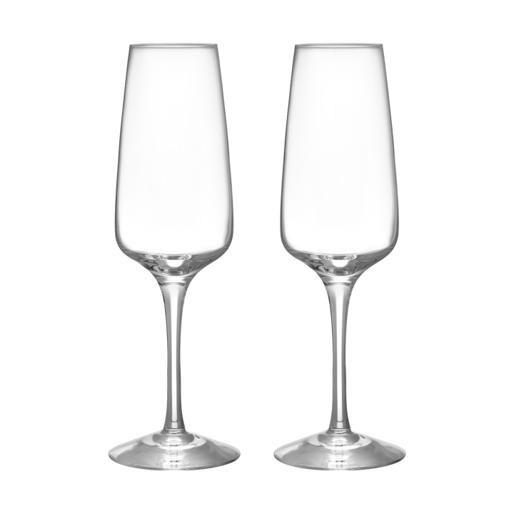 2 Copas de champagne Pulse 28 cl - Transparente - Orrefors