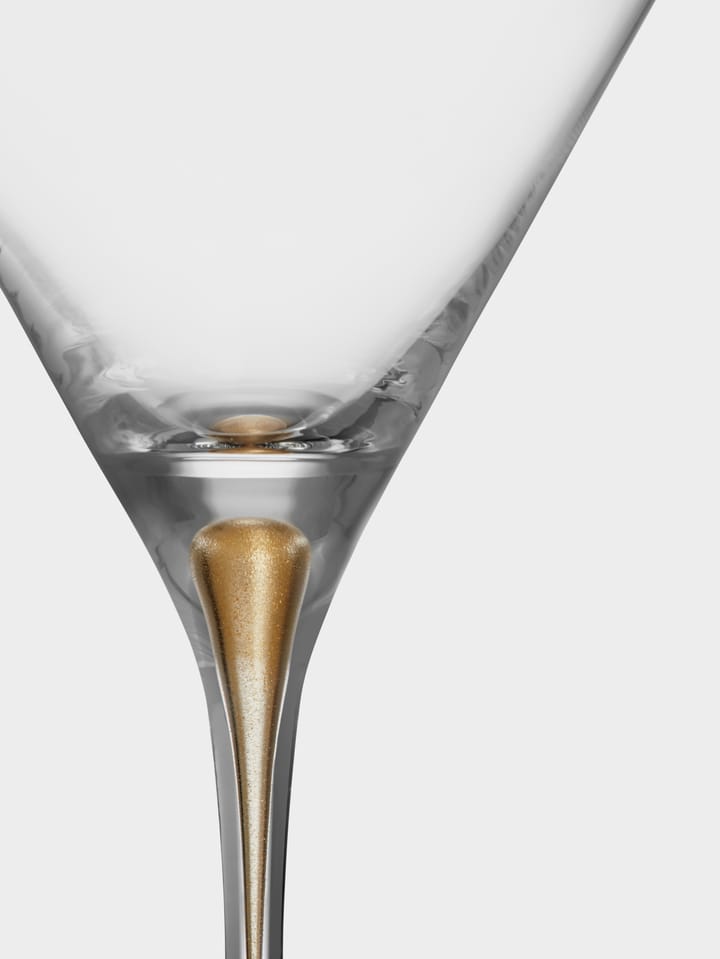 2 Copas martini Intermezzo 25 cl, Oro Orrefors