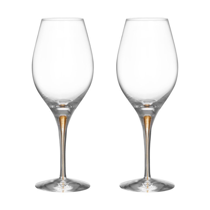 2 Copas vino Intermezzo Balance 44 cl - Oro - Orrefors