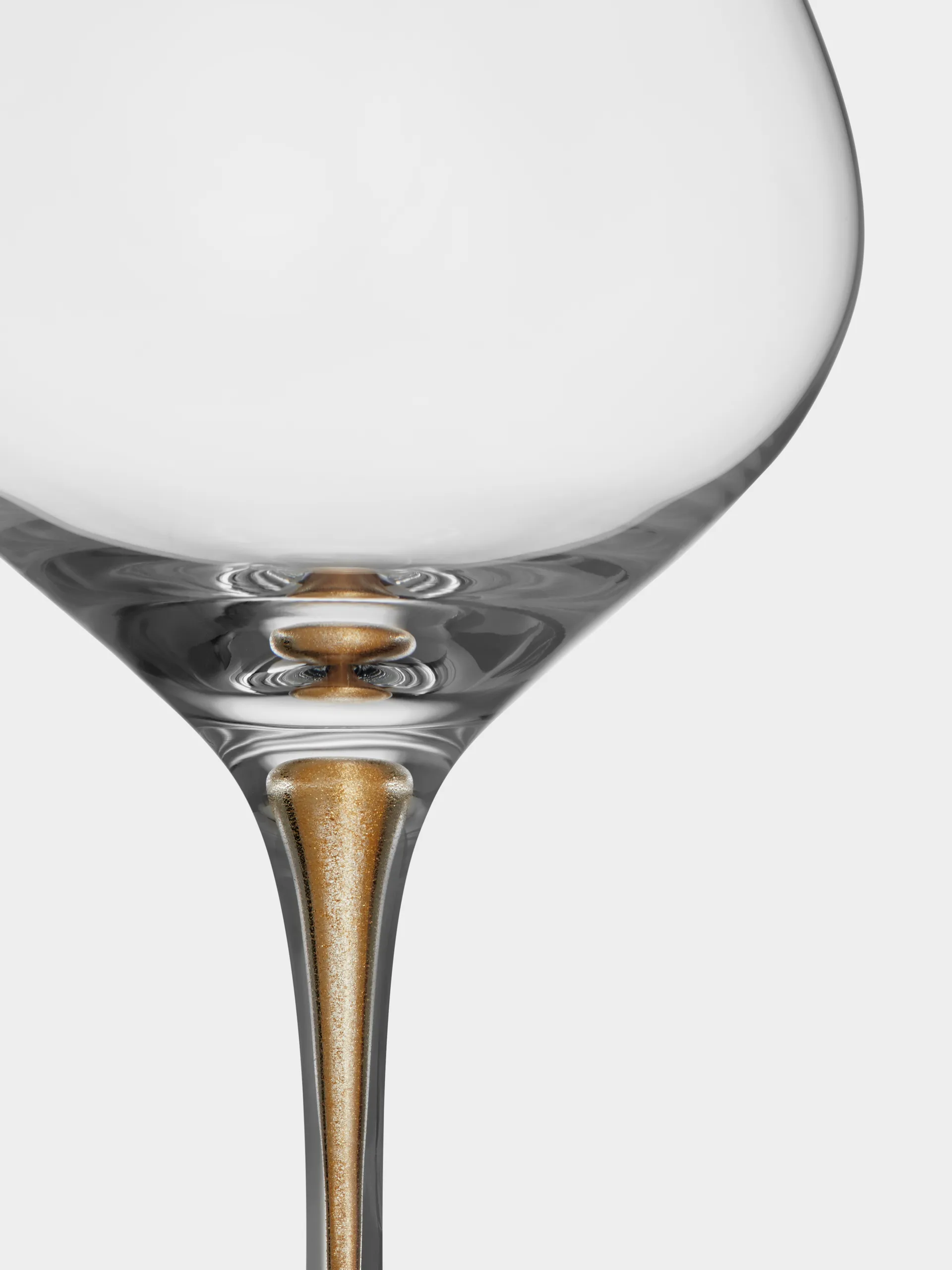 2 Copas vino Intermezzo Bouquet 70 cl, Oro Orrefors