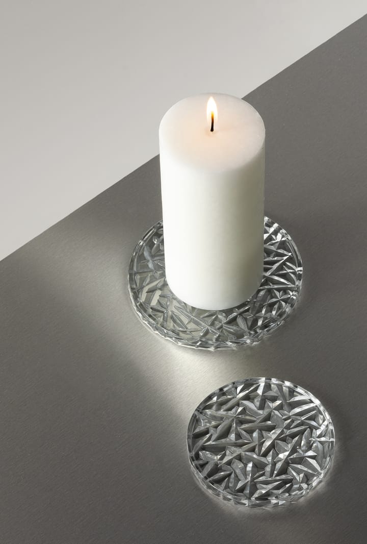 2 Posavasos Carat Ø10 cm, Transparente Orrefors