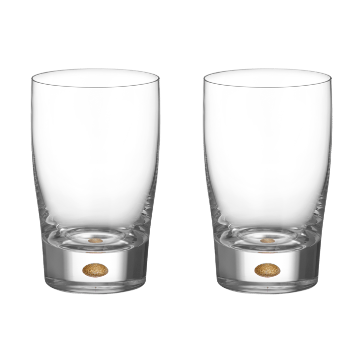 2 Vasos alargados Intermezzo 25 cl - Oro - Orrefors