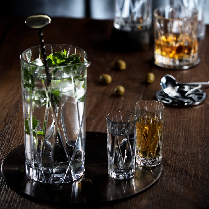 2 Vasos de chupito City, set de 2 Orrefors