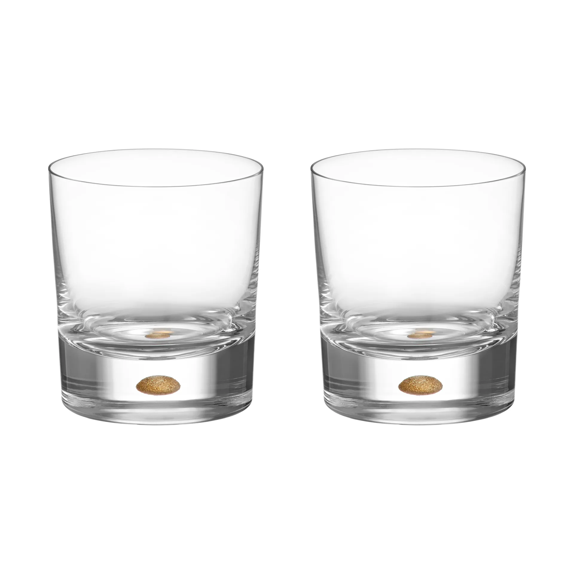 2 Vasos Intermezzo old fashioned 25 cl, Oro Orrefors