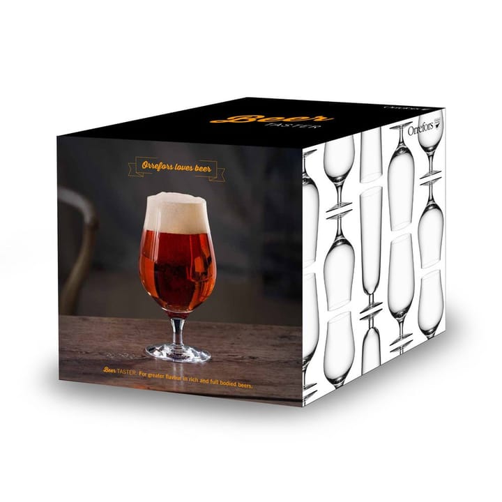 4 Copas de cerveza Beer Taster, set de 4 Orrefors