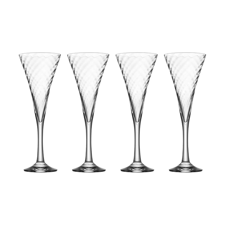 4 Copas de champagne Helena 25 cl - Transparente - Orrefors