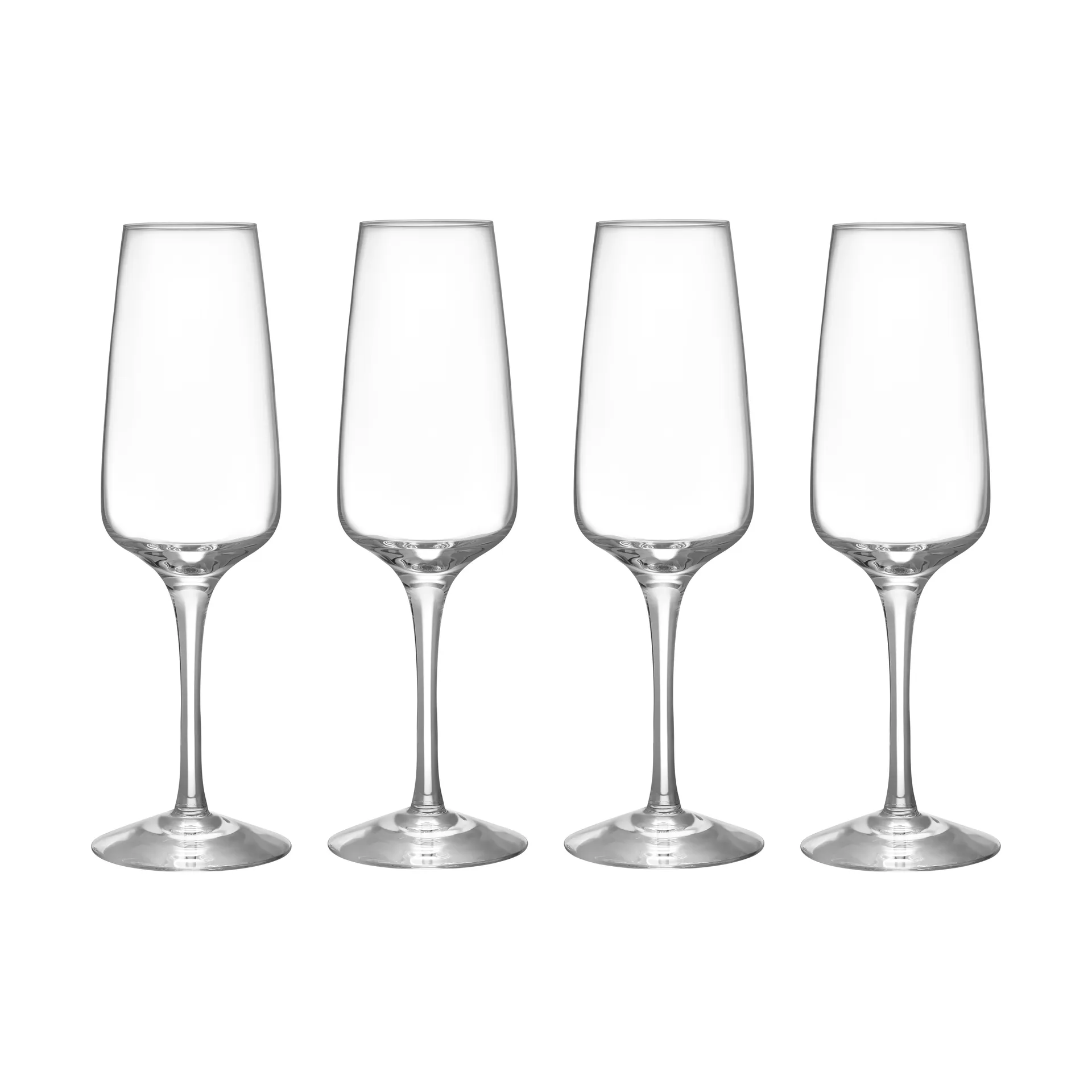 4 Copas de champagne Pulse 28 cl, Transparente Orrefors