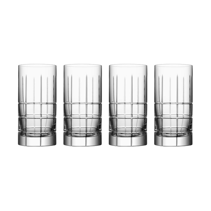 4 Vasos alargados Street 45 cl - Transparente - Orrefors