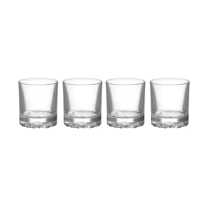 4 Vasos Carat double old fashioned 28 cl - Transparente - Orrefors