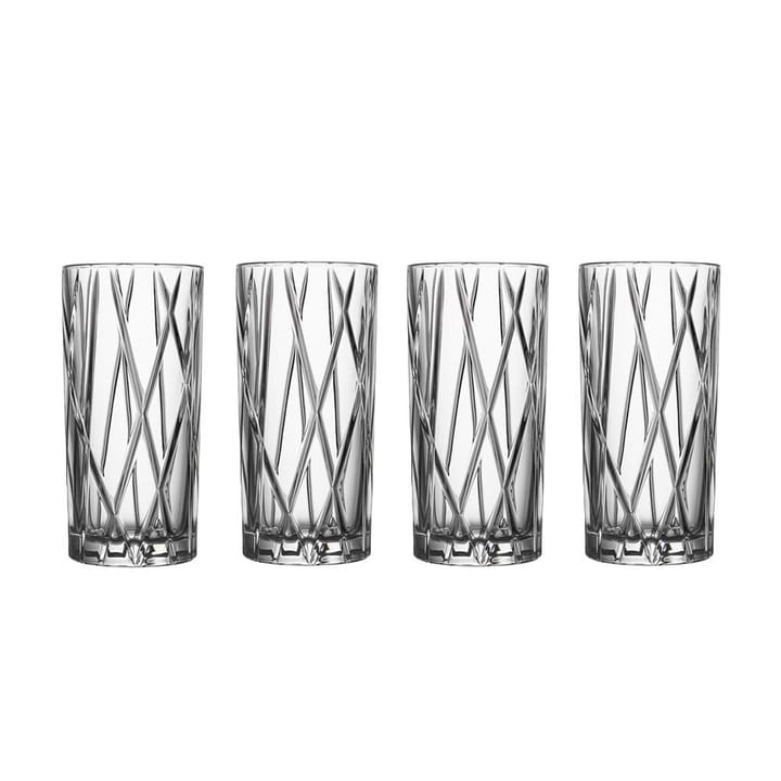 4 Vasos City High Ball - 35 cl - Orrefors