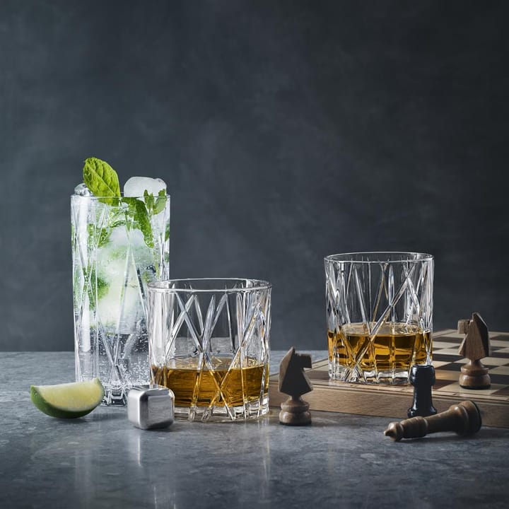 4 Vasos City High Ball, 35 cl Orrefors