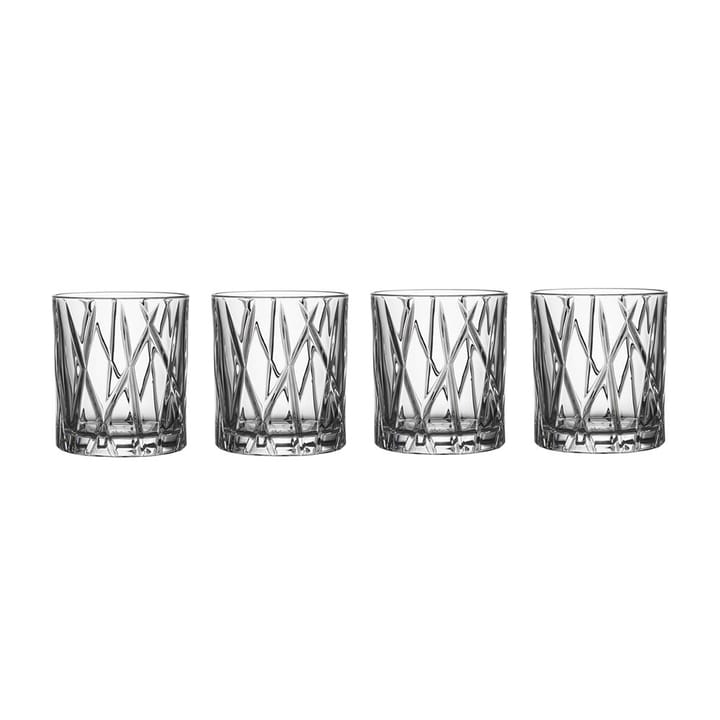 4 Vasos City Old Fashioned - 24,5 cl - Orrefors