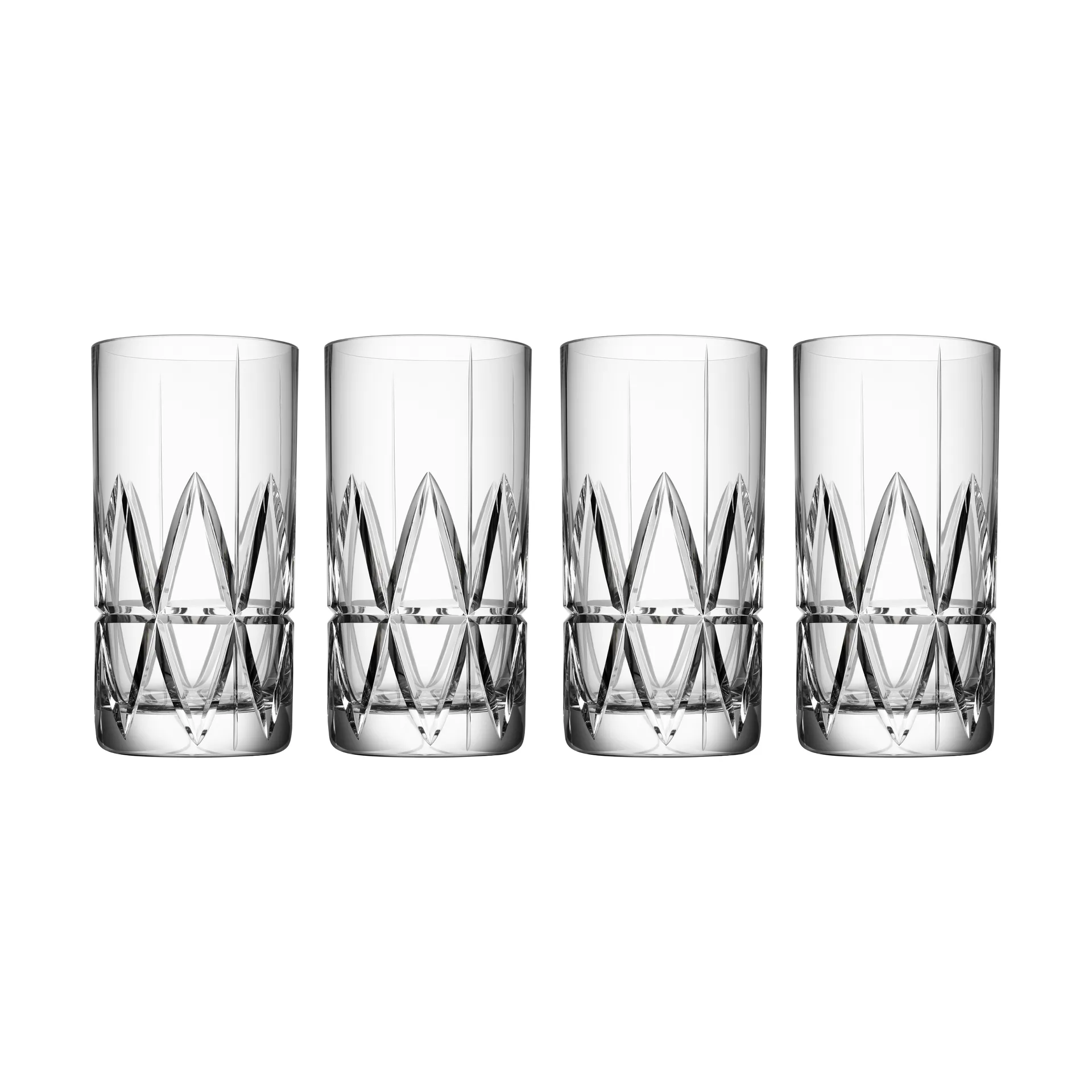 4 Vasos Peak highball, 37 cl Orrefors