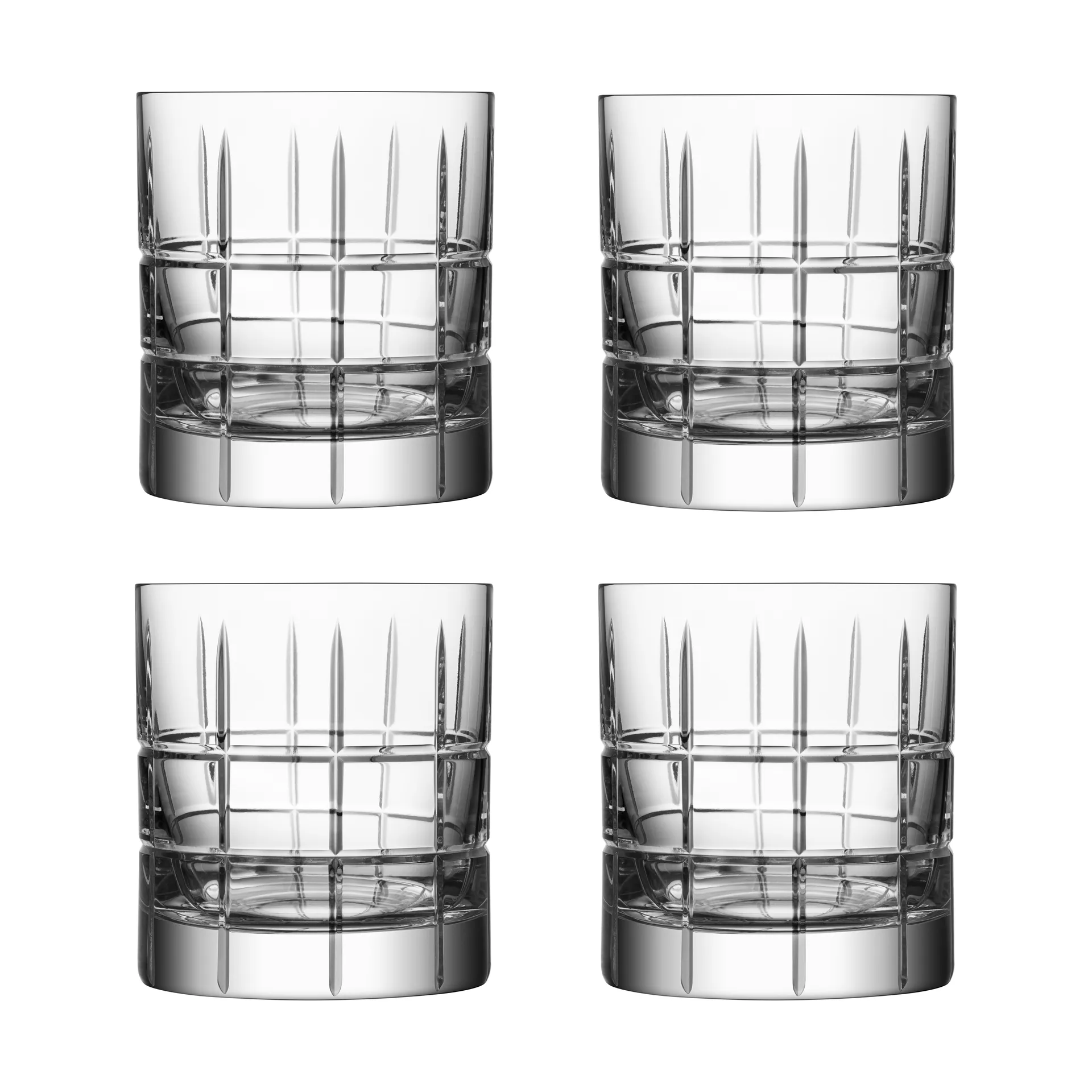 4 Vasos Street Old Fashioned 27 cl, Transparente Orrefors