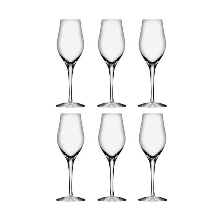 6 Copas de champagne Sense 25,5 cl - Transparente - Orrefors