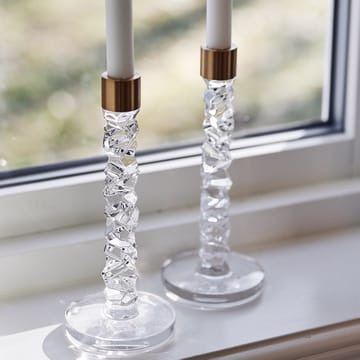 Candelabro Carat latón - altura 18,3 cm - Orrefors