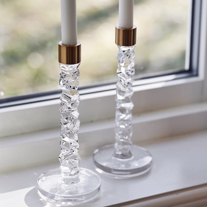 Candelabro Carat latón, altura 18,3 cm Orrefors