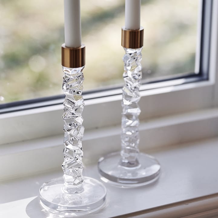 Candelabro Carat latón - altura 18,3 cm - Orrefors