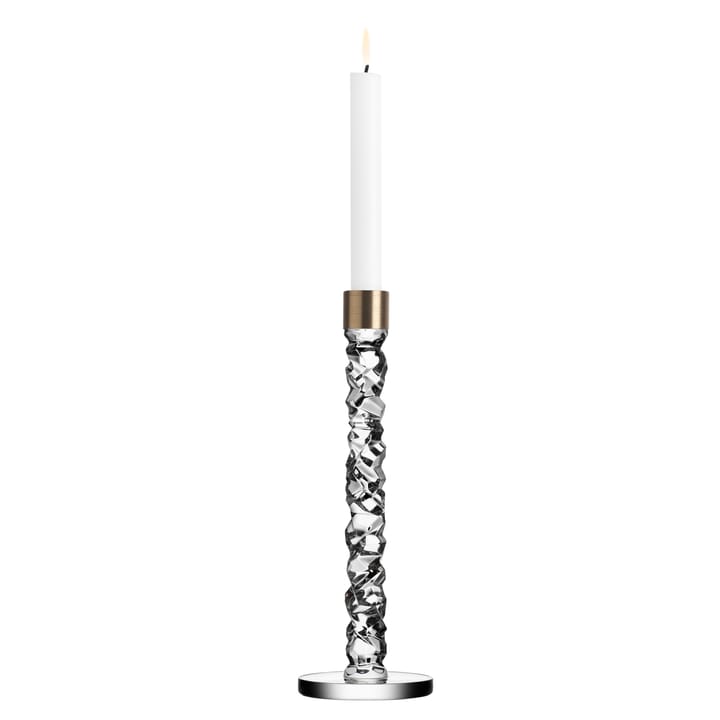 Candelabro Carat latón - altura 29,7 cm - Orrefors